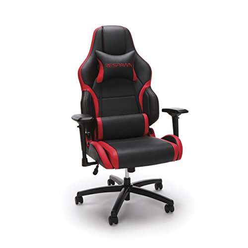 RESPAWN RSP-400 Big and Tall Racing Style Gaming Chair, Red