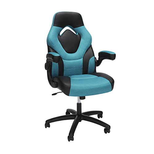 OFM Essentials Collection Racing Style Gaming Chair, High Back, Teal