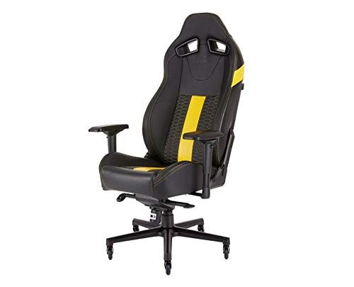 CORSAIR WW T2 ROAD WARRIOR Gaming Chair Comfort Design, Black/Yellow
