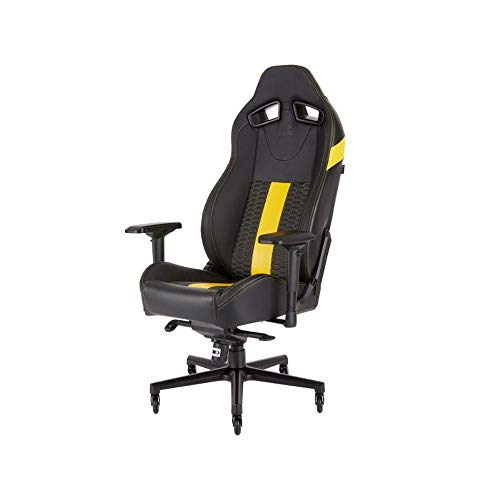 CORSAIR WW T2 ROAD WARRIOR Gaming Chair Comfort Design, Black/Yellow