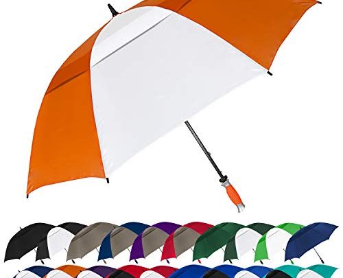 Windproof Waterproof Golf Umbrella PGA Professional Quality Golf Umbrella Ultimate Portable Golfers Golf Umbrella for Men and Women