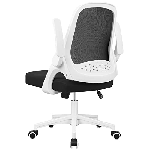 Furniwell Office Chair Ergonomic Desk Chair Breathable Mesh Computer Chair, Comfort Swivel Task Chair Home Office Chair with Flip-up Armrests…