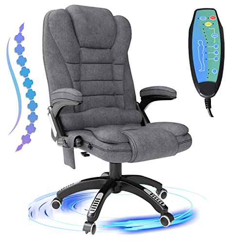 High Back & Tall Office Chair, Ergonomic Desk Chair with Adjustable Arms and Lumbar Support, PU Leather Computer Chair Bedroom…