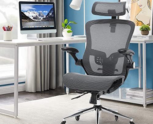 2022 Newest Ergonomic Office Chair with 5-Year Warranty, Ergonomic Office Chair with 90°-135° Adjustable Backrest, Computer Desk Chair with 2D…