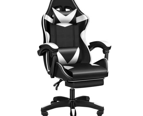 YSSOA Racing Video Backrest and Seat Height Recliner Gaming Office High Back Computer Ergonomic Adjustable Swivel Chair with Headrest and…