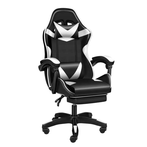 YSSOA Racing Video Backrest and Seat Height Recliner Gaming Office High Back Computer Ergonomic Adjustable Swivel Chair with Headrest and…