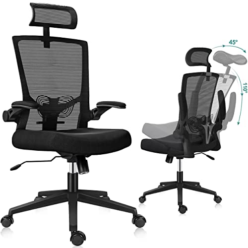 Ergonomic Office Chair, Mesh Office Chair with Lumbar Support, CBBPET Desk Chairs with Wheels, Computer Chair for Heavy People 300LBS,…
