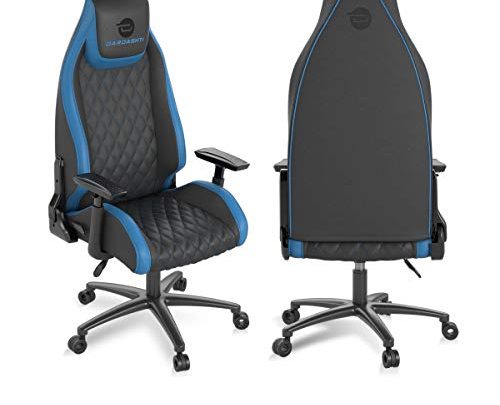 Atlantic Dardashti Gaming/Executive Chair –Molded Cold-Cure Foam, ANSI/BIFMA X5.1 Tested, Class-4 Heavy-Duty Gas Piston, 350 lbs. Weight Load, 8-Way Arm…