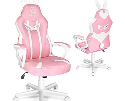 Pink Gaming Chair for Kids, Gamer Chair for Teens Adults JOYFLY Computer Chair for Girls Video Game Chairs Silla Gamer…