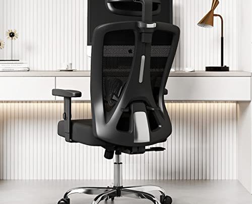 Sytas Ergonomic Mesh Office Chair, Desk Chair Adjustable Lumbar Support, High Back Ergonomic Computer Chair