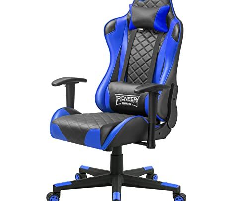 Devoko Gaming Chair Racing Style High Back Computer Chair with Adjustable Armrests Ergonomic Office Chair Executive Swivel Task Chair with…
