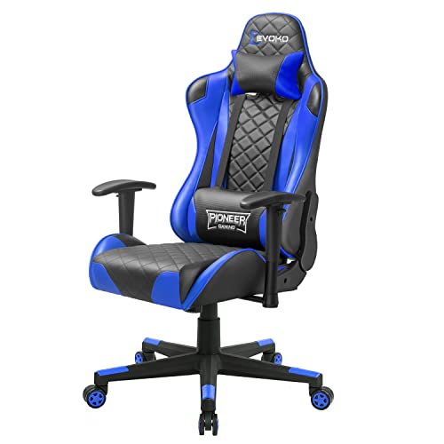 Devoko Gaming Chair Racing Style High Back Computer Chair with Adjustable Armrests Ergonomic Office Chair Executive Swivel Task Chair with…
