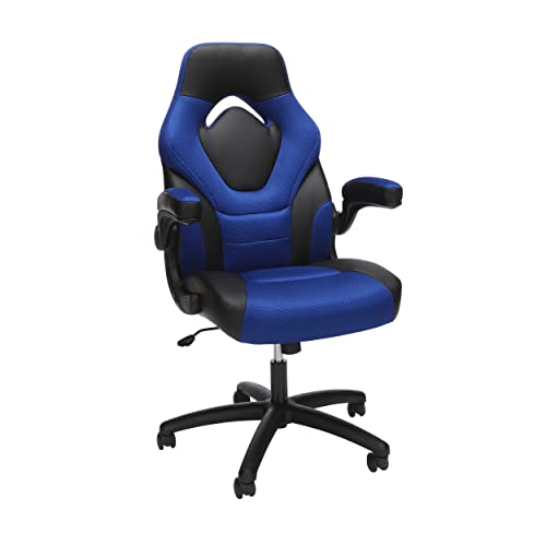 OFM Gaming Chair Ergonomic Racing Style PC Computer Desk Office Chair – 360 Swivel, Integrated Lumbar Support & Headrest, Adjustable…