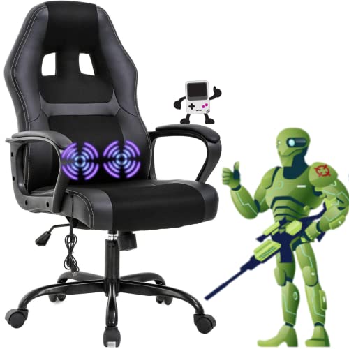 Tyyps Ergonomic Gaming Chair -250lb High Back PC Racing Desk Chair Adjustable Reclining Computer Chair with Lumbar Support Armrest Headrest…