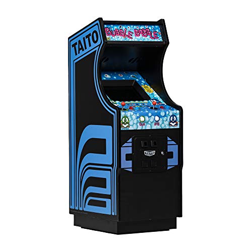 quarter arcades Official Bubble Bobble 1/4 Sized (17 Inches Tall) Mini Arcade Cabinet by Numskull – Playable Replica Retro Arcade…
