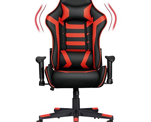 MUZII Gaming Chairs for Adults, Video Game Chairs, High Back Reclining Gamer Chair with Lumbar Support and Headrest, Computer Chair…