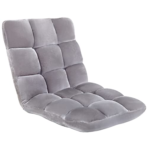 Floor Chair with Adjustable Back Support Multi-Angle Floor Seating Reading Chair Floor Gaming Chair Meditation Chair Couch Recliner Gaming Floor…