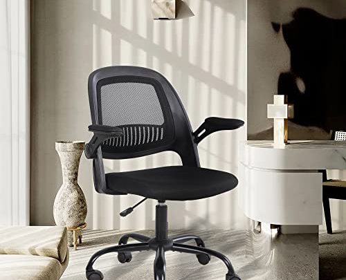 Office Chair Ergonomic Desk Chair Mesh Computer Chair Lumbar Support Modern Executive Adjustable Stool Rolling Swivel Chair