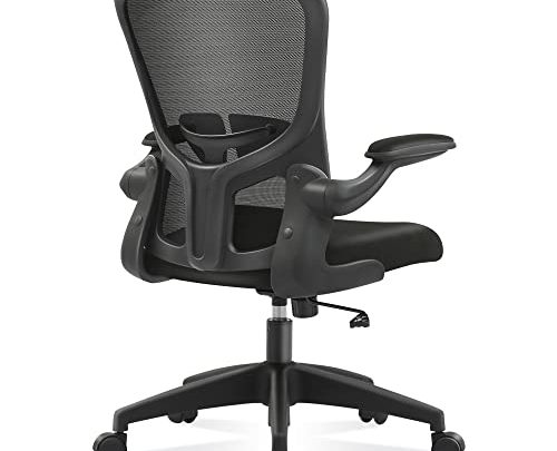 FelixKing Office Chair, Ergonomic Desk Chair with Adjustable Height, Swivel Computer Mesh Chair with Lumbar Support and Flip-up Arms, Backrest…