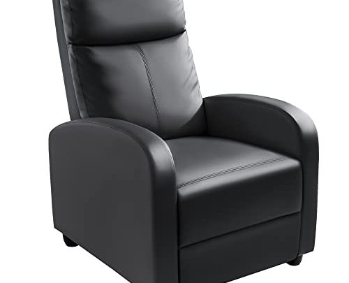 Homall Recliner Chair Padded Seat Pu Leather for Living Room Single Sofa Recliner Modern Recliner Seat Club Chair Home Theater…
