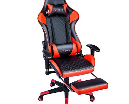 Gaming Chairs with Footrest Office Chair with Lumbar Support Computer Chair for Heavy People Desk Chair Ergonomic Gaming Chair with…