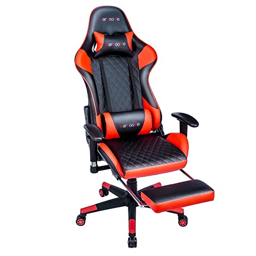 Gaming Chairs with Footrest Office Chair with Lumbar Support Computer Chair for Heavy People Desk Chair Ergonomic Gaming Chair with…