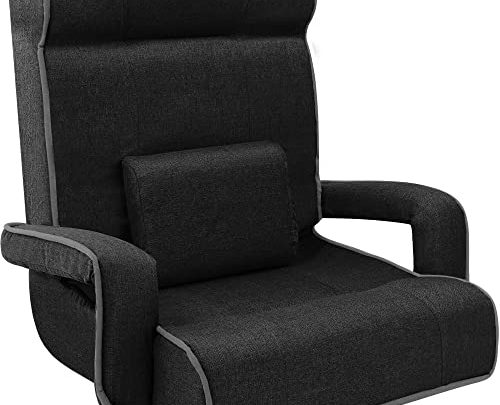Best Choice Products Oversized Gaming Chair Large 360-Degree High Back Swivel Floor Chair, Big & Tall Multipurpose w/Lumbar Support Pillow,…
