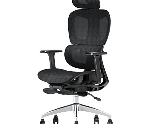 PatioMage Ergonomic Mesh Office Chair with 3D Adjustable Armrest,High Back Desk Computer Chair Ergo3d Ergonomic Office Chair with Wheels for…