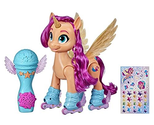 My Little Pony: A New Generation Movie Sing ‘N Skate Sunny Starscout – Interactive 9-Inch Remote Control Toy with 50…