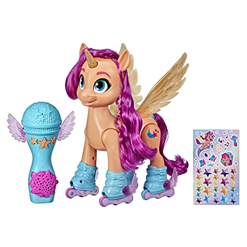 My Little Pony: A New Generation Movie Sing ‘N Skate Sunny Starscout – Interactive 9-Inch Remote Control Toy with 50…
