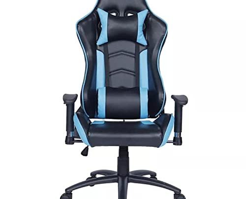 E-Sports Office Gaming Chair Ergonomic Gamer Chair,Office Computer Gaming Chairs,E-Sports Racing Game Chair with Lumbar Pillow and headrest