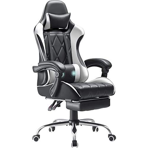 Homall Gaming Chair, Video Game Chair with Footrest and Massage Lumbar Support, Ergonomic High Back Computer Chair with Swivel Seat…