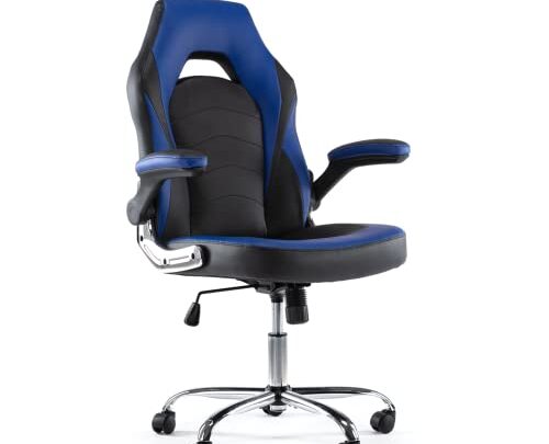 JHK Gaming Chair – Office Chair Desk Chairs with Wheels Computer Chair with Flip-up Armrest and Height Adjustable Swivel Chair…