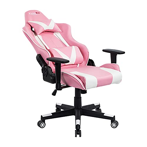 High Back Video Gaming Chairs with Lumbar Support and Headrest, Ergonomic Height Adjustable Swivel Computer Game Chairs Racing Chair for…
