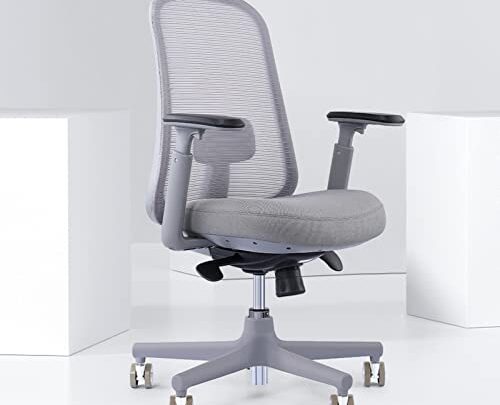 Odinlake Ergonomic Office Chair Mesh – 3D Adjustable Armrest Home Office Desk Chairs with Lumbar Support – Computer Swivel Task…
