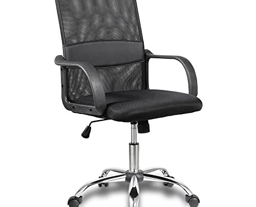 Halter Mesh Office Chair Ergonomic with Back Support, Comfortable Desk Chair for Women, Men, Kids, Adjustable, Rolling, Swivel Seat, Perfect…