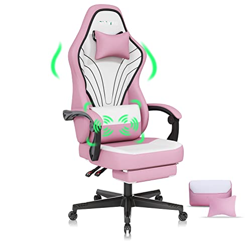 SITMOD Gaming Chair for Adults Lumbar Support Computer Chair Office Chair Racing Fabric High Back PC Adjustable Swivel Ergonomic Chair…