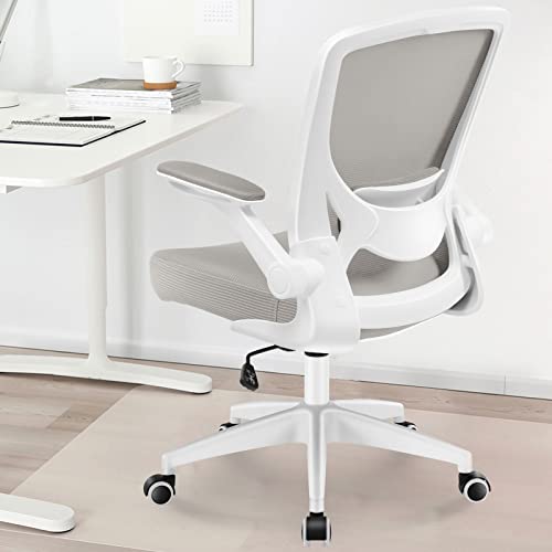 KERDOM Ergonomic Office Chair, Breathable Mesh Desk Chair, Lumbar Support Computer Chair with Wheels and Flip-up Arms, Swivel Task Chair,…