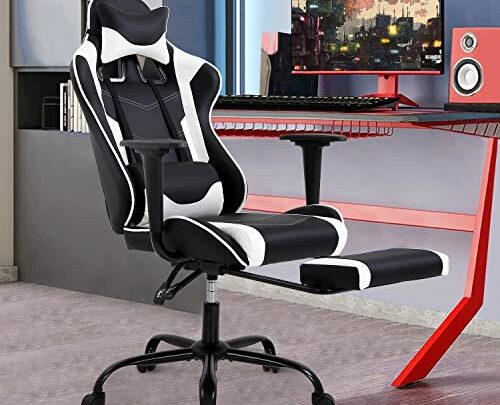 Gaming Chair for Adults with Footrest Racing Chair PC Chair Silla Gamer Chair Racing Gaming Chair Cheap Recliner Game Chair…