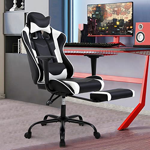 Gaming Chair for Adults with Footrest Racing Chair PC Chair Silla Gamer Chair Racing Gaming Chair Cheap Recliner Game Chair…