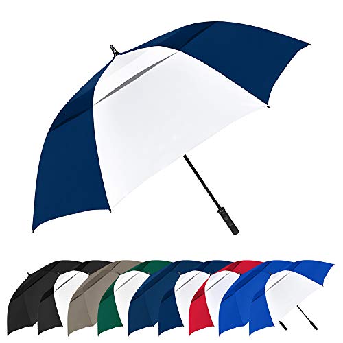 STROMBERGBRAND UMBRELLAS The Vented Tornado 64″ Windproof Waterproof PGA Professional Quality Ultimate Portable Golfers Auto Open Golf Umbrella for Men…