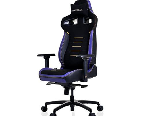 VERTAGEAR P-Line 4800 Gaming Chair, Large/X-Large, Midnight Purple