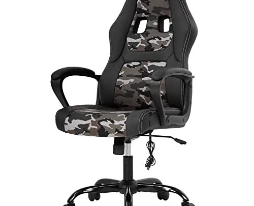 Ergonomic Video Chairs Computer Cheap Gaming Chair for Adult High-Back Massage Office Desk Chair with Lumbar Adjustable Swivel Support PC…