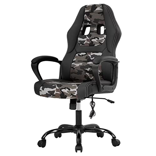 Ergonomic Video Chairs Computer Cheap Gaming Chair for Adult High-Back Massage Office Desk Chair with Lumbar Adjustable Swivel Support PC…