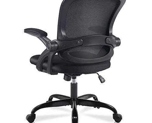 FelixKing Office Chair, Ergonomic Desk Chair, Breathable Mesh Computer Chair Swivel Home Desk Gaming Chair with Wheels and Flip-up Armrests,…