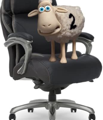 Serta Big and Tall Executive Office Chair with AIR Technology and Smart Layers Premium Elite Foam, Supports up to 350…