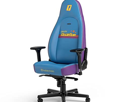 noblechairs ICON Gaming Chair and Office Chair with Lumbar Support, Fallout Nuka-Cola Quantum Edition