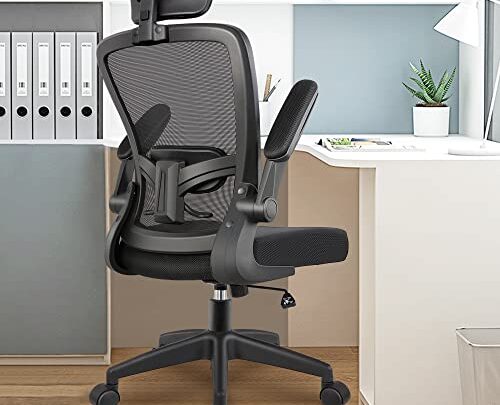 FelixKing Ergonomic Office Chair, Headrest Desk Chair Office Chair with Adjustable Lumbar Support, Home Office Swivel Task Chair with High…