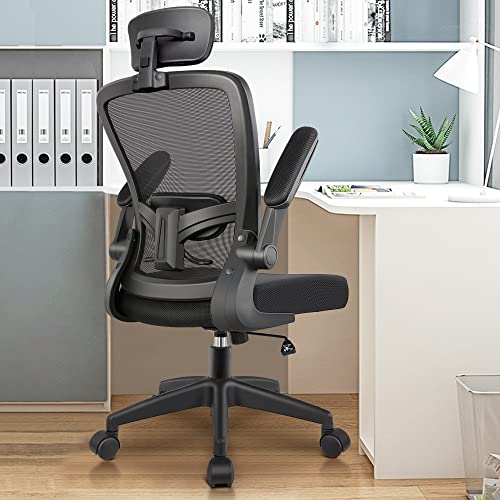 FelixKing Ergonomic Office Chair, Headrest Desk Chair Office Chair with Adjustable Lumbar Support, Home Office Swivel Task Chair with High…