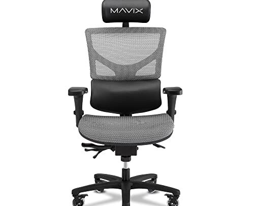 MAVIX- M7 Gaming Chair White/Black